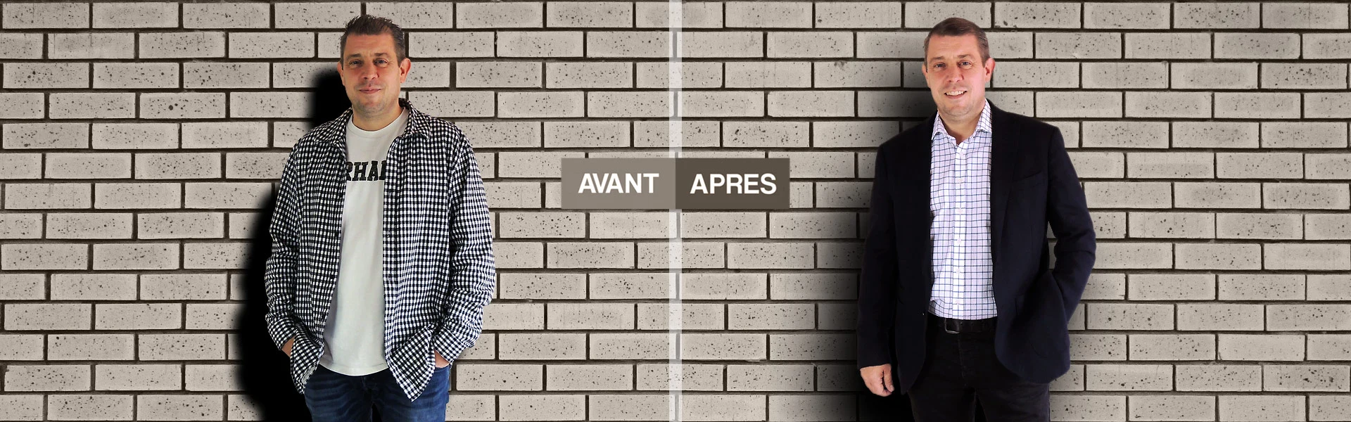 Avant / Après - Relooking Homme